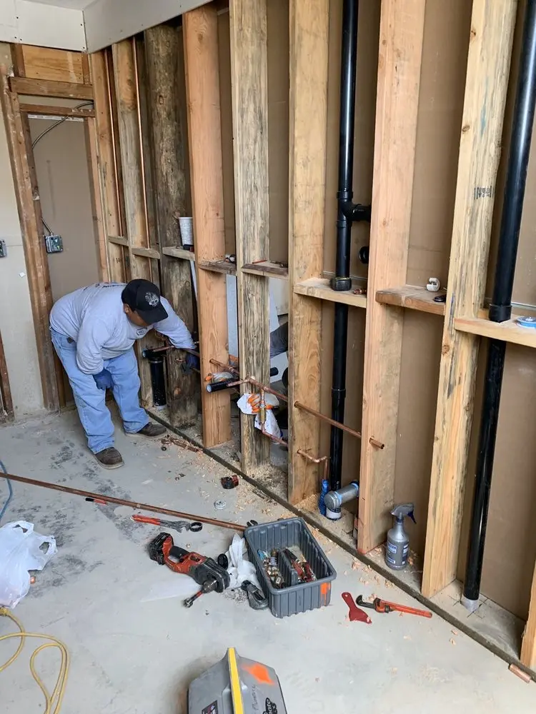 Commercial rough-in plumbing for Gas Line Repair in Neese